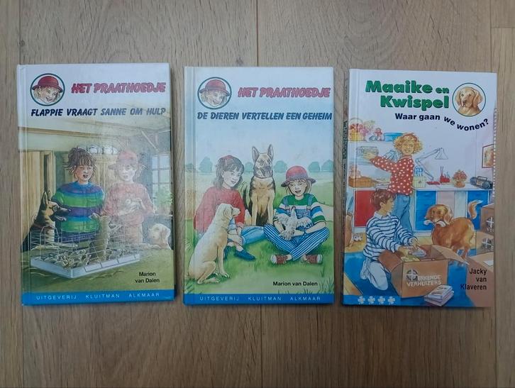 Boeken: 2x Het Praathoedje - 1x Maaike en Kwispel, Boeken, Kinderboeken | Jeugd | onder 10 jaar, Zo goed als nieuw, Fictie algemeen