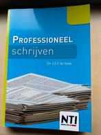 Boek Professioneel schrijven NTI nieuw, Boeken, Nieuw, Ophalen of Verzenden, WO, Dr. Smit