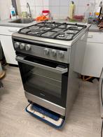 Smalle Fornuis Inventum - 50cm - RVS - Schoon en goed, Witgoed en Apparatuur, Fornuizen, Ophalen, Gebruikt, Minder dan 85 cm, 4 kookzones