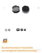 Scratch no more Footclick 2 los beschremvoetje 8 stuks mt S, Huis en Inrichting, Stoelen, Kunststof, Twee, Zwart, Nieuw