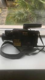 Sharp  VL-C73 HQ-VHS-C CCD  camcorder vintage, Audio, Tv en Foto, Videocamera's Analoog, Ophalen of Verzenden, Camera