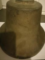 ANTIEKE ORIGINELE ZWARE BRONZEN SCHEEPS BEL 20 CM DOORSNEDE., Gebruikt, Gebruiksvoorwerp, Motorboot of Zeilboot, Ophalen of Verzenden