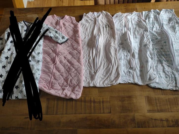 Set van 4 baby slaapzakken maat 70 cm, Kinderen en Baby's, Dekens, Slaapzakjes en Inbakerproducten, Gebruikt, Slaapzak, 70 tot 85 cm