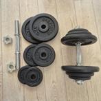 fitnessapparatuur (halters+halterbank), Ophalen, Zwart, Overige typen, Kindermaat 122 t/m 140
