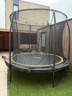 Salta Trampoline 305 cm – met net, trapje en verankering, Ophalen, Zo goed als nieuw
