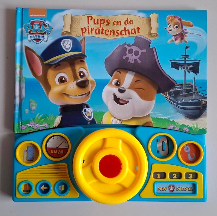 Paw Patrol Pups en de piratenschat, Boeken, Kinderboeken | Jeugd | onder 10 jaar, Zo goed als nieuw, Ophalen of Verzenden