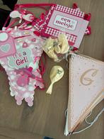 Babyshower/geboorte versieringen meisje, Ophalen, Zo goed als nieuw