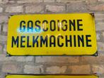 melkmachine emaille bord, Ophalen of Verzenden