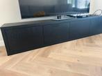 Tv meubel Barcelona (Goossens), Ophalen, Eikenhout, Nieuw, 200 cm of meer