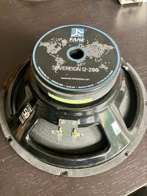 Fane Sovereign 12”-200 watt 8 ohm instrument speaker zgan, Muziek en Instrumenten, Instrumenten | Onderdelen, Zo goed als nieuw