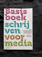Basisboek Schrijven voor Media - Wouter Janssen, Boeken, Ophalen of Verzenden, Alpha, Zo goed als nieuw, HBO
