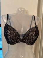 Victoria Secret BH zwart 32D/ D70 push up, Kleding | Dames, Ophalen of Verzenden, Zwart, BH