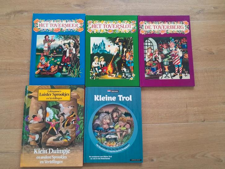 5 Sprookjesboeken - Tovermeer, Toverberg, Kleine Trol, Boeken, Sprookjes en Fabels, Ophalen of Verzenden