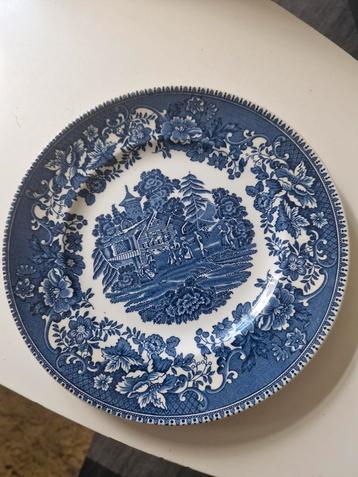Royal Tunstall Ontbijtbord Blauw-Wit beschikbaar voor biedingen