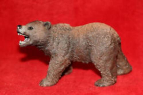 Schleich 14685 grizzly beer, dierfiguur, Verzamelen, Dierenverzamelingen, Zo goed als nieuw, Beeldje of Figuurtje, Wild dier, Ophalen of Verzenden