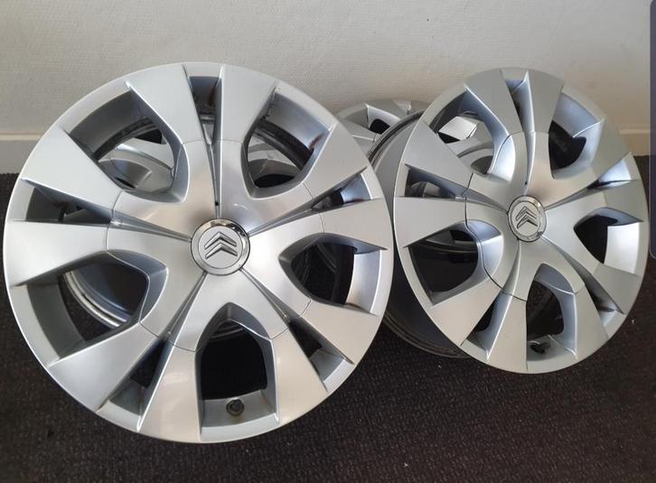 ORIGINELE CITROËN 17" + TPMS DS3 DS4 DS5 C2 C3 C4 C5 4x108, Auto-onderdelen, Banden en Velgen, Velg(en), 17 inch, Personenwagen
