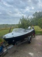 klassieke sportboot met buitenboordmotor + trailer + zeil, Watersport en Boten, Ophalen, Zo goed als nieuw, Minder dan 70 pk, 3 tot 6 meter