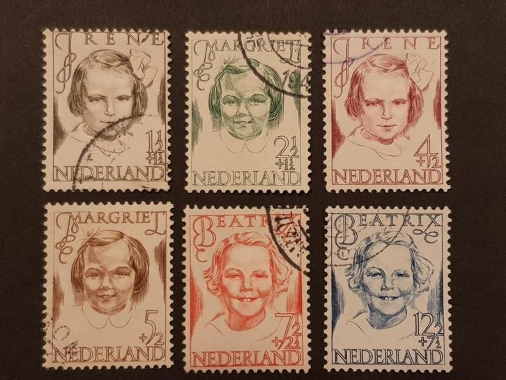NEDERLAND | 1946 | NVPH 454-459 | Gestempeld, Postzegels en Munten, Postzegels | Nederland, Gestempeld, Na 1940, Verzenden