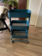 IKEA Voorraadkarretje - Blauw, Ophalen, Zo goed als nieuw