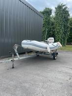 Mooie Quickzilver Zodiac + Johnson 8pk + trailer, Ophalen, Zo goed als nieuw