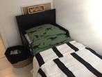 IKEA Peuterbed zwart, Gebruikt, 70 tot 85 cm, Ophalen of Verzenden, Lattenbodem