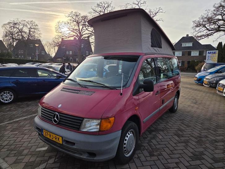 Mercedes-Benz 638 1998 Rood ORG MARCO POLO CAMPERBUS, Caravans en Kamperen, Campers, Bedrijf, tot en met 4, Buscamper of Camperbus