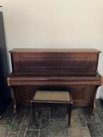 Mooie J. Schiller piano, Muziek en Instrumenten, Piano's, Ophalen, Gebruikt, Bruin, Piano