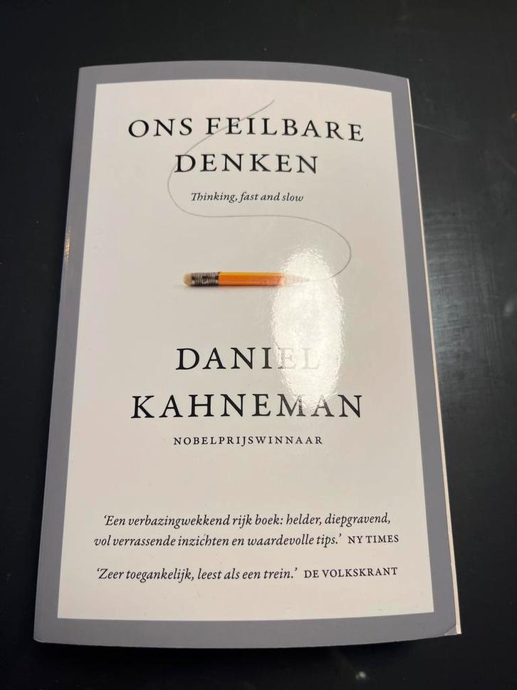 Daniel Kahneman - Ons feilbare denken, Boeken, Psychologie, Zo goed als nieuw, Cognitieve psychologie, Ophalen