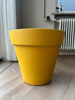 Oker gele Elho Original bloempot - Zo goed als nieuw!, Tuin en Terras, Bloempotten, Ophalen, Kunststof, 40 cm of meer, Rond
