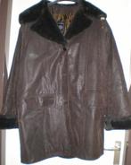 VINTAGE leren jas 44, Ophalen of Verzenden, Zo goed als nieuw, Maat 42/44 (L), Bruin