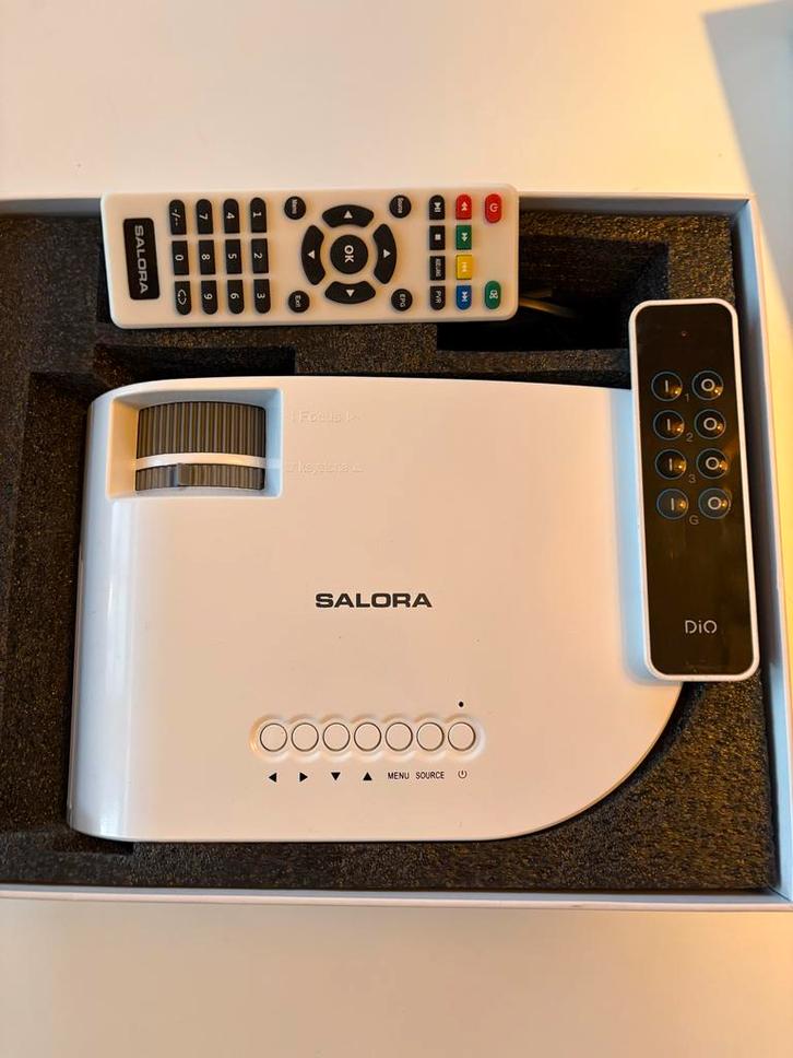 Mini LED Beamer - Compact en Draagbaar, Audio, Tv en Foto, Beamers, Nieuw, LED, HD (720), Ophalen