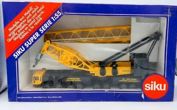 Gittermast Kraanwagen, Hobby en Vrije tijd, Modelauto's | 1:50, Zo goed als nieuw, Bus of Vrachtwagen, SIKU, Ophalen of Verzenden