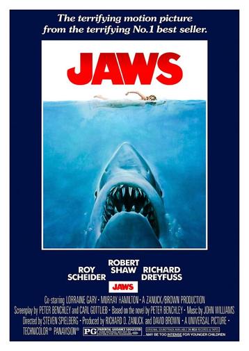 Filmposter Jaws uit 1975 beschikbaar voor biedingen