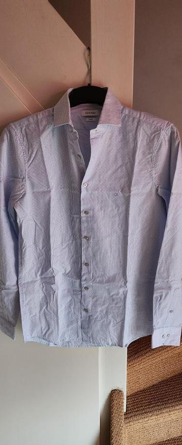 Gloednieuwe blauwe calvin klein heren hemd maat M/38 beschikbaar voor biedingen