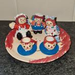 Raggedy Ann miniatuur beeldjes, vintage jaren 90, Ophalen of Verzenden, Zo goed als nieuw