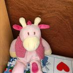 Eddy Toys roze giraffe knuffel giraf 28 cm groot, Kinderen en Baby's, Speelgoed | Knuffels en Pluche, Ophalen of Verzenden