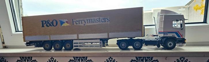 Italeri Daf Master Truck met Trailer, Hobby en Vrije tijd, Modelauto's | 1:24, Zo goed als nieuw, Bus of Vrachtwagen, Overige merken