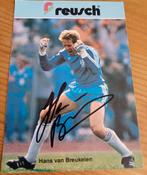 Hans van Breukelen handtekening gesigneerde spelerskaart, Verzamelen, Sportartikelen en Voetbal, Ophalen of Verzenden, Zo goed als nieuw