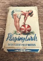 Vintage Speelkaarten met Pin-Up Motieven, Ophalen of Verzenden, Gebruikt, Speelkaart(en)