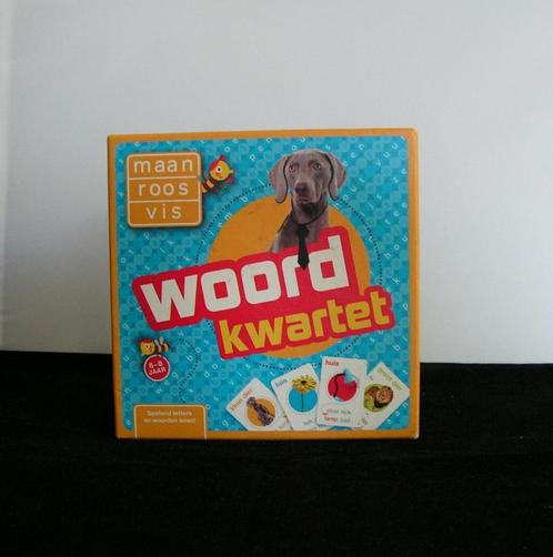 Woordkwartet, Hobby en Vrije tijd, Gezelschapsspellen | Kaartspellen, Gebruikt, Ophalen of Verzenden
