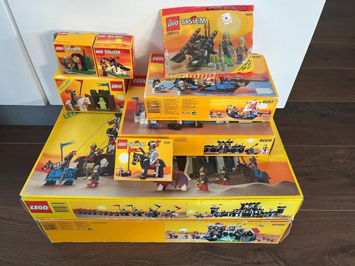 Lego Black Knights (complete serie), Kinderen en Baby's, Speelgoed | Duplo en Lego, Zo goed als nieuw, Lego, Complete set, Ophalen of Verzenden