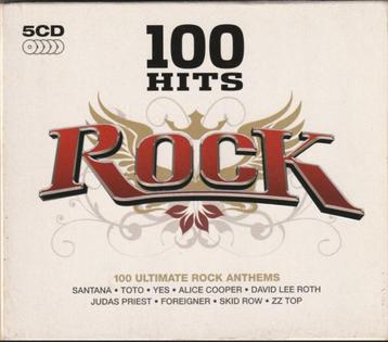 100 Hits Rock - 5CD - Verzamel beschikbaar voor biedingen