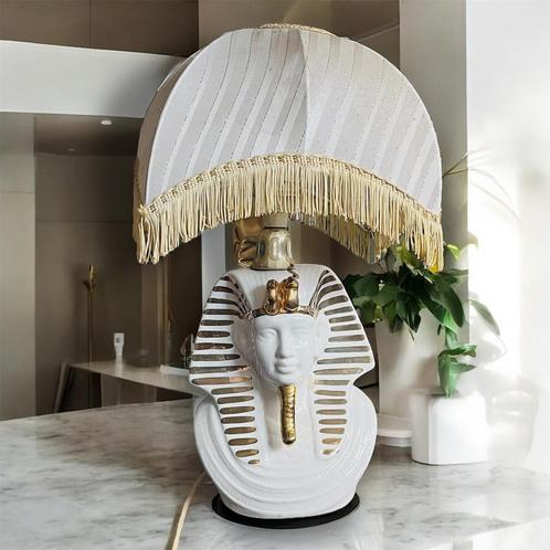 Hollywood Regency Farao tafellamp | Jaren 70 | Gewild!, Antiek en Kunst, Antiek | Lampen, Ophalen of Verzenden