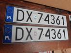 Kentekenplaat set Polen, Ophalen of Verzenden, Zo goed als nieuw