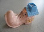 Spaarpot in de vorm van een oude schoen, Ophalen of Verzenden, Gebruikt, Kunststof