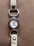 Horloge Dolce & Gabbana wit leer, Staal, Polshorloge, Ophalen of Verzenden, Dolce & Gabbana
