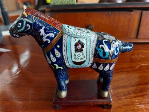 Vintage Cloisonne Paarden, Antiek en Kunst, Kunst | Designobjecten, Ophalen of Verzenden