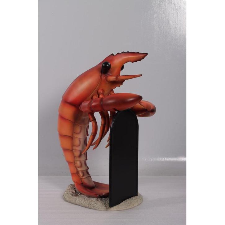 Lobster menubord 83 cm - kreeft met menubord, Verzamelen, Merken en Reclamevoorwerpen, Nieuw, Ophalen