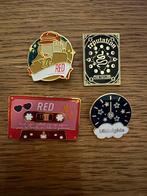4 Taylor Swift Red Reputation Midnights pins, Ophalen of Verzenden, Nieuw, Speldje of Pin