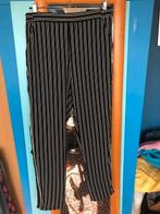 mooie zwart wit gestreepte broek Costes 42 zgan, Verzenden, Zwart, Maat 42/44 (L), Zo goed als nieuw